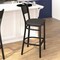 Flash Furniture Restaurant Stool, Grid Back, Black Seat XU-DG-60116-GRD-BAR-BLKV-GG - alternate 3